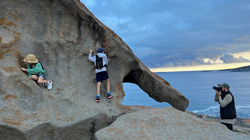 Fuller crew behind the scenes on Kangaroo Island