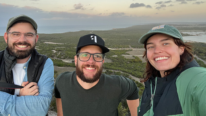 Fuller crew behind the scenes on Kangaroo Island
