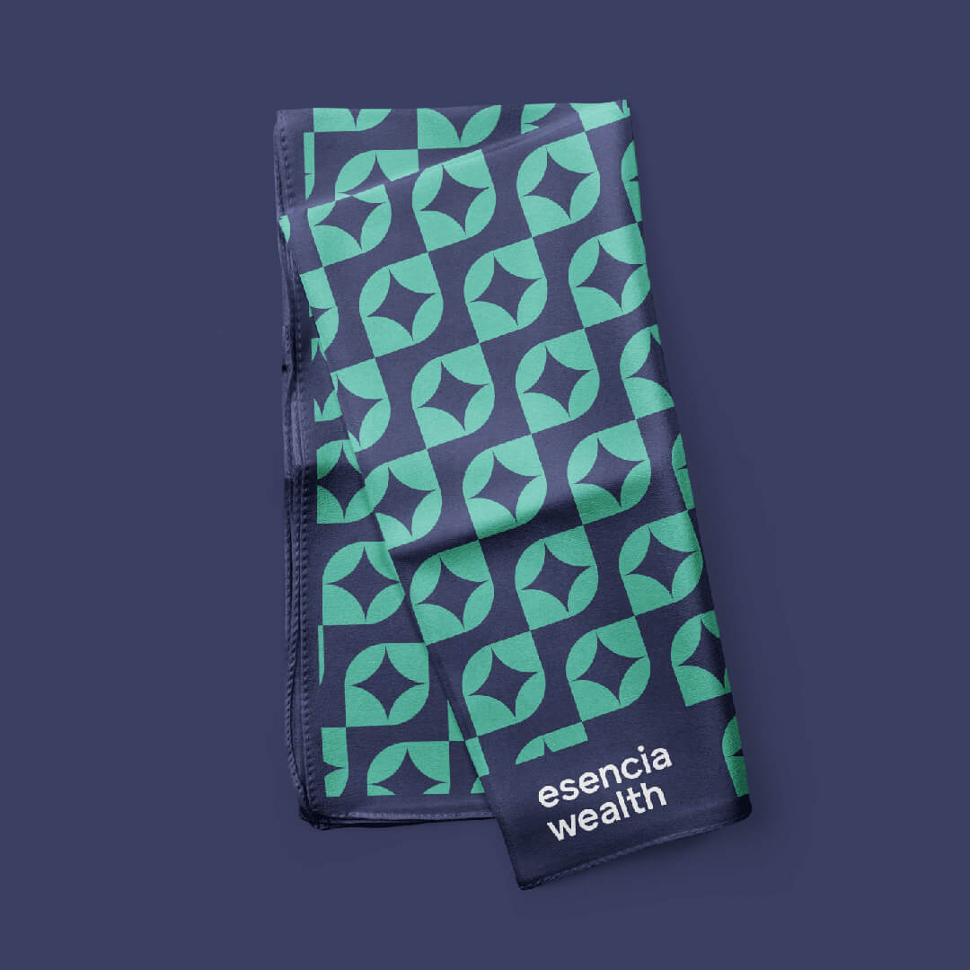 Esencia branded handkerchief