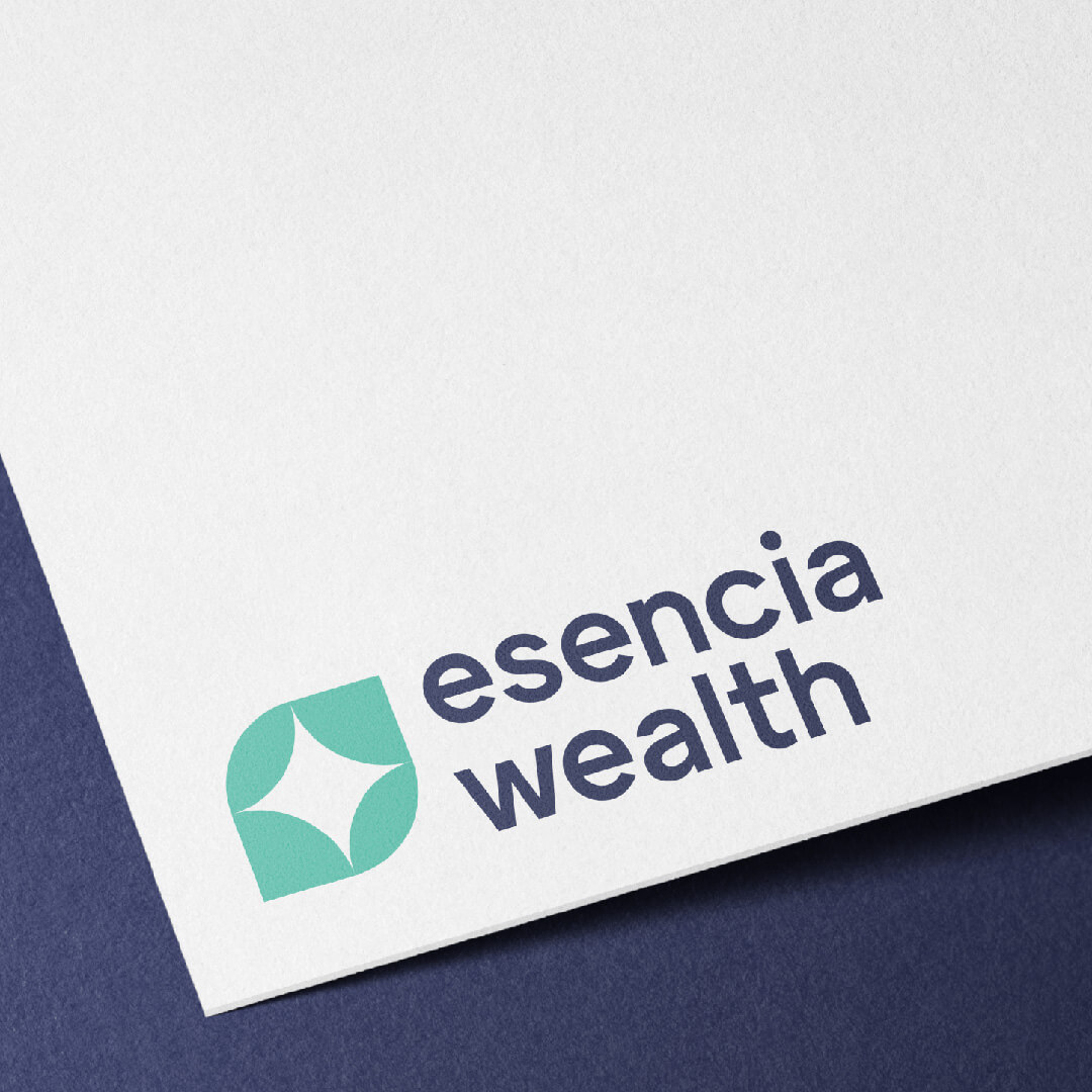 Esencia Wealth logo printed on stationary