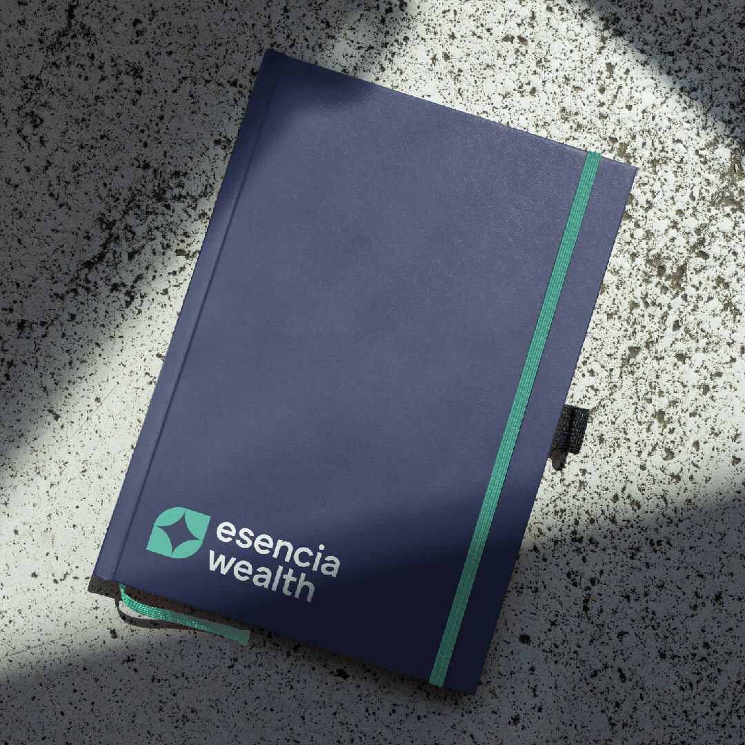 Esencia branded notebook