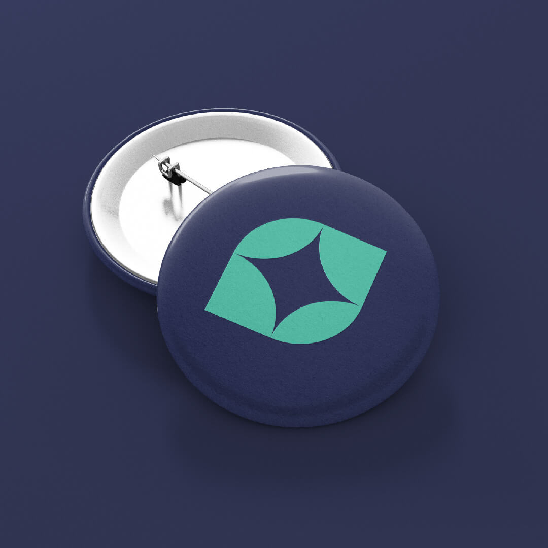 Esencia branded pins