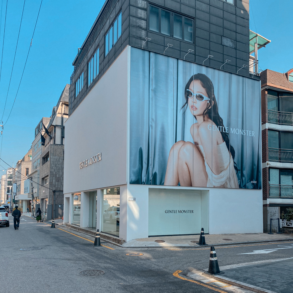 Exterior of the Gentle Monster store in Gangnam Seoul