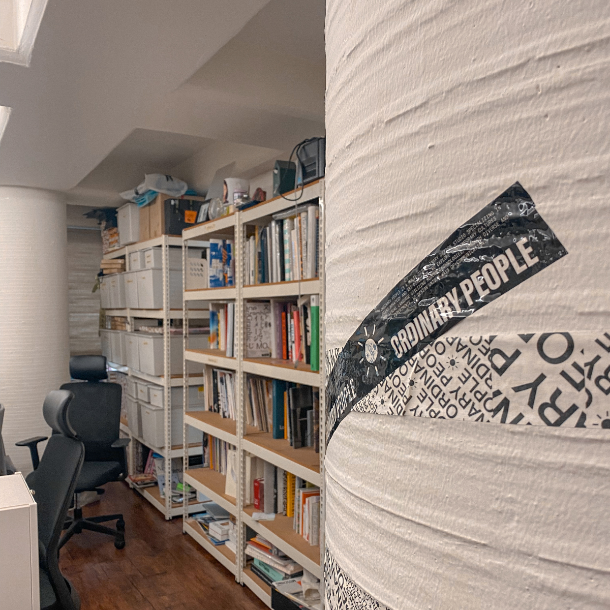 The work space at Ordinary People's studio