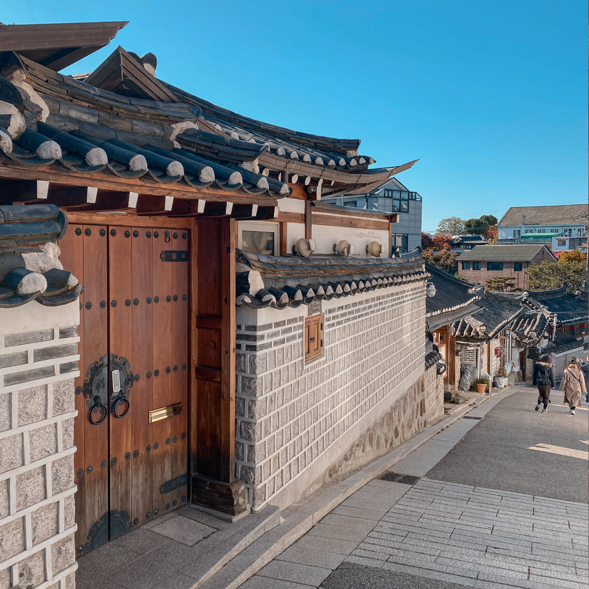 Traditional houses in Bukchon Hanok Village